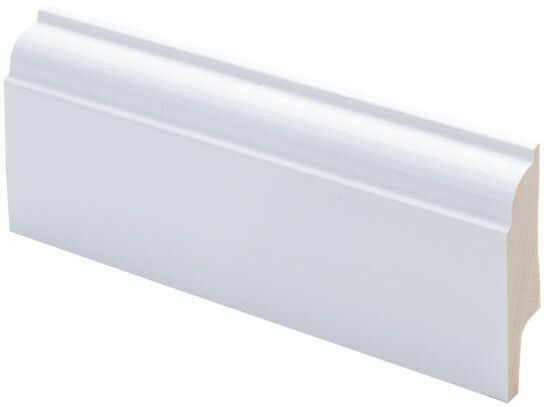 Jalkalista Maler Koski, 15x56x2700mm, mänty, valkoinen