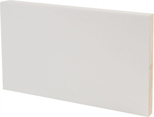 Peitelista Maler Smart Aava, 12x92x3300mm, mänty, valkoinen