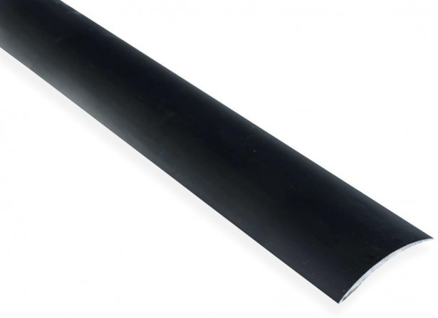Eritasolista Maler sileä, 0-10mm, 6.2x41x1000mm, alumiini, tarra, musta anodisoitu