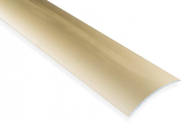 Eritasolista Maler sileä, 0-18mm, 8,4x61x2000mm, alumiini, tarra, kulta anodisoitu