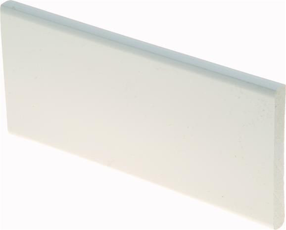 Peitelista Maler PVC, 10x70x2400mm, valkoinen