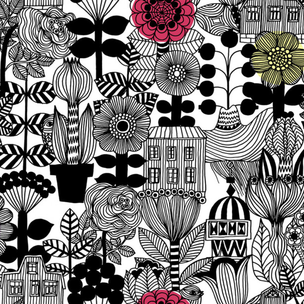 Kuitutapetti Marimekko Lintukoto, 23306, 0,70x10,05m, non-woven