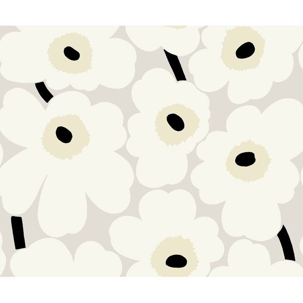 Tapetti Marimekko Unikko, nude, 0.7x10.05m