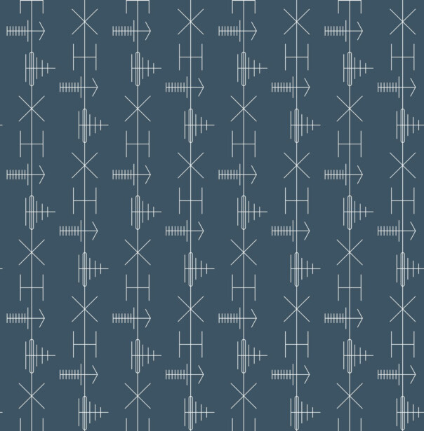 Tapetti Mini Moderns Transmission, 0.52x10m, non-woven