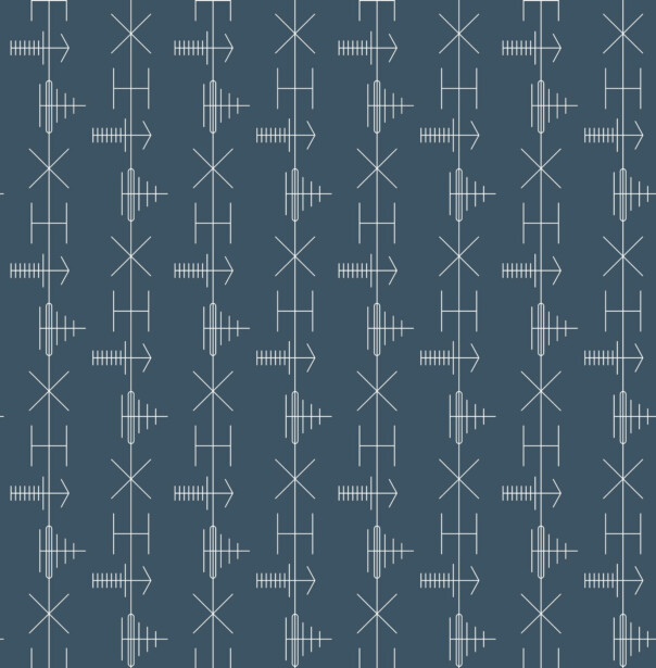 Tapetti Mini Moderns Transmission, 0.52x10m, non-woven