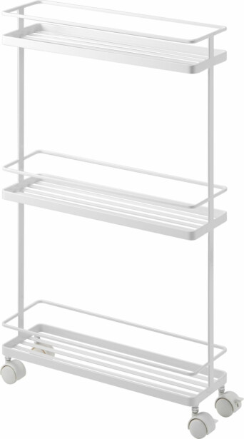 Keittiövaunu Yamazaki Tower, 380x120x660mm, valkoinen