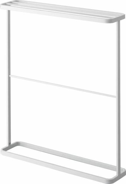 Kylpypyyheteline Yamazaki Tower, 650x150x750mm, valkoinen