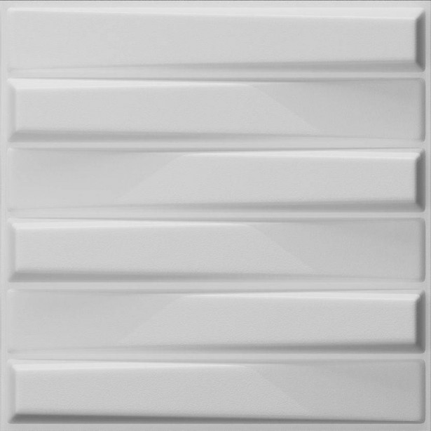Sisustuslevy Mannerlaatta 3D Bladet 500x500 mm