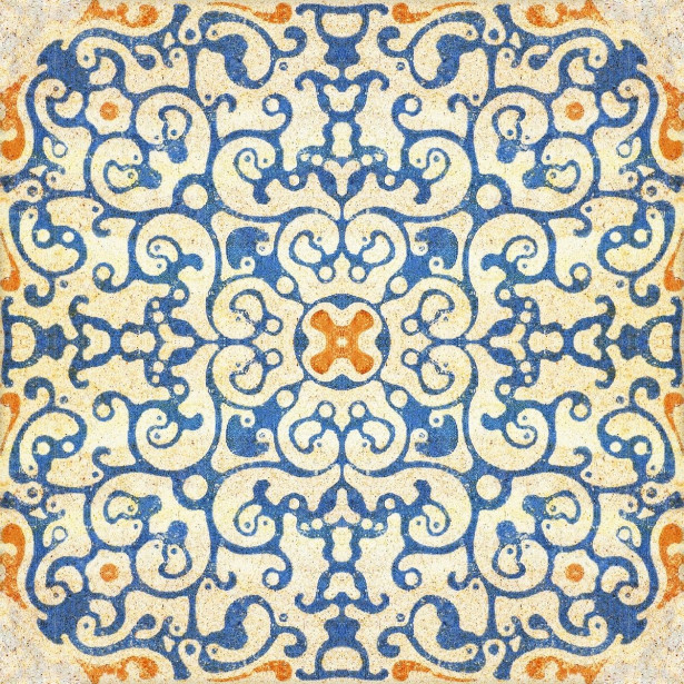 Paneelitapetti Mindthegap Spanish Tile, 1.56x3m