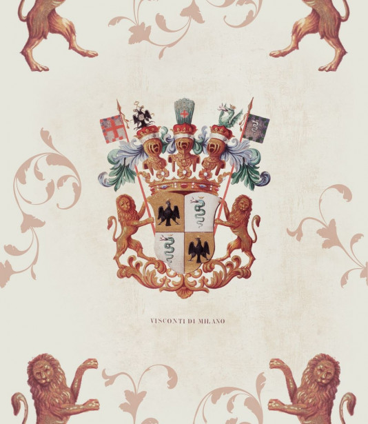 Paneelitapetti Mindthegap Heraldry, 1.56x3m