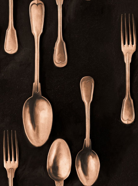 Paneelitapetti Mindthegap Cutlery Copper, 1.56x3m