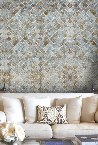 Paneelitapetti Mindthegap Morocco Tiles, 1.56x3m
