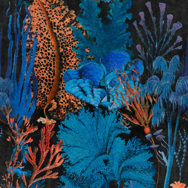 Paneelitapetti Mindthegap Coral reef, 1.56x3m, sininen