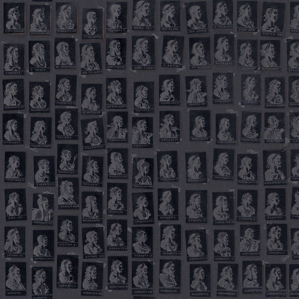 Paneelitapetti Mindthegap Emperors, 1.56x3m, harmaa