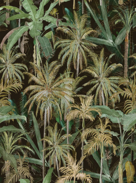 Paneelitapetti Mindthegap The Jungle, 1.56x3m, vihreä