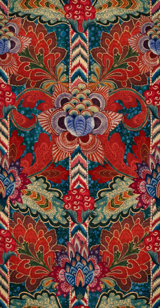 Tapetti Mindthegap Psychedelia, 1.56x3m, punainen