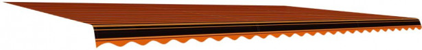 Markiisikangas oranssi ja ruskea 600x300 cm_1