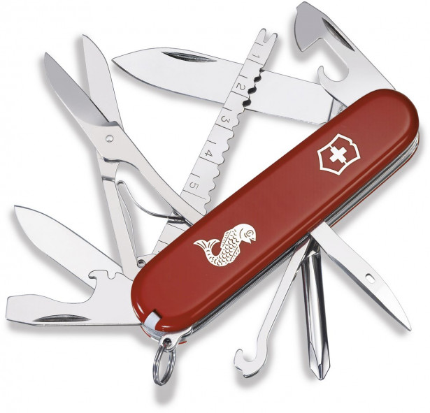 Monitoimityökalu Victorinox Fisherman punainen 91 mm