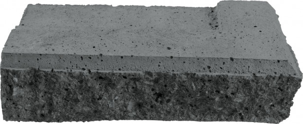 Muurikivi Napapiirin Betoni kulmakivi, 250x125x70mm, musta