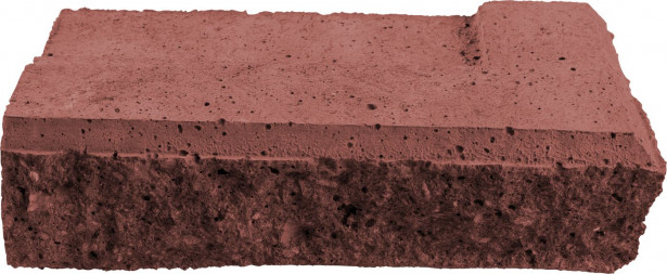 Muurikivi Napapiirin Betoni kulmakivi, 250x125x70mm, punainen