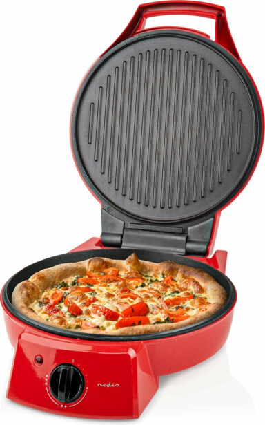 Pizzauuni ja grilli Nedis FCPM100FRD, 1800W