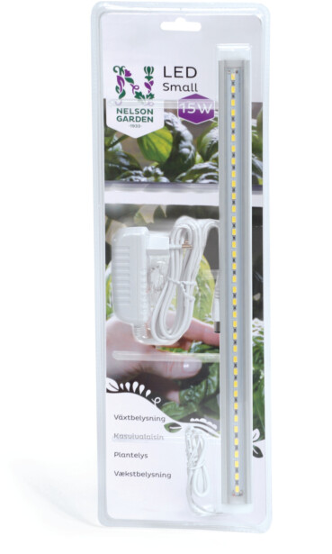 Kasvivalo Nelson Garden LED-lista Small, muuntajalla, 15W, 39cm