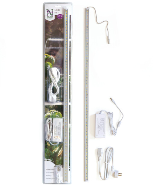 Kasvivalo Nelson Garden LED-lista No.1, muuntajalla, 23W, 85cm