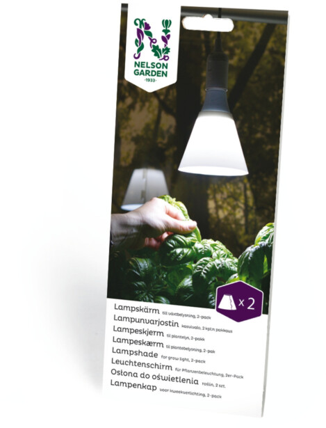 Kasvivalon LED-lamppu varjostin Nelson Garden, 2kpl