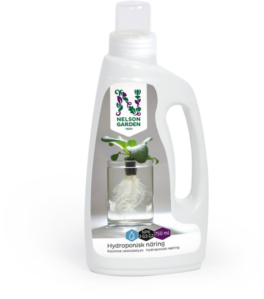 Vesiviljelyravinne Nelson Garden, 750ml