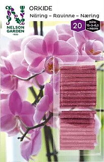 Ravinnepuikko orkideoille Nelson Garden, 20kpl