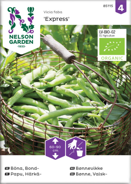 Härkäpapu siemen Nelson Garden Express Organic