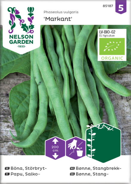 Salkopapu siemen Nelson Garden Markant Organic