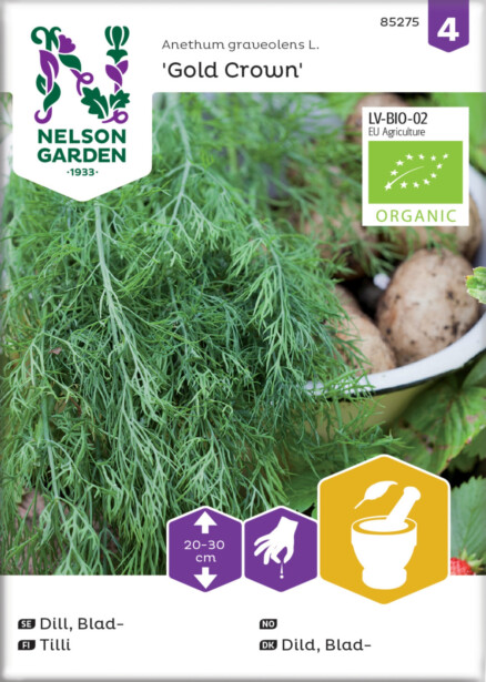 Tilli siemen Nelson Garden Gold Crown Organic
