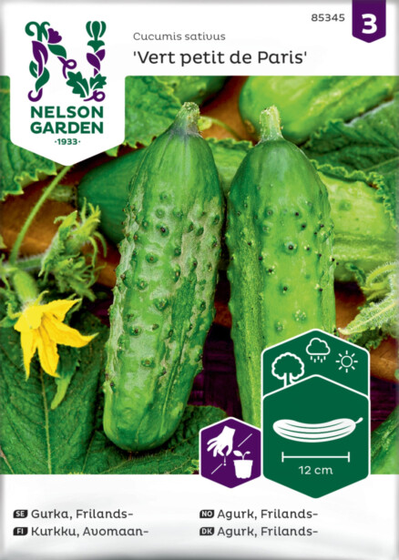 Avomaankurkku siemen Nelson Garden Vert petit de Paris
