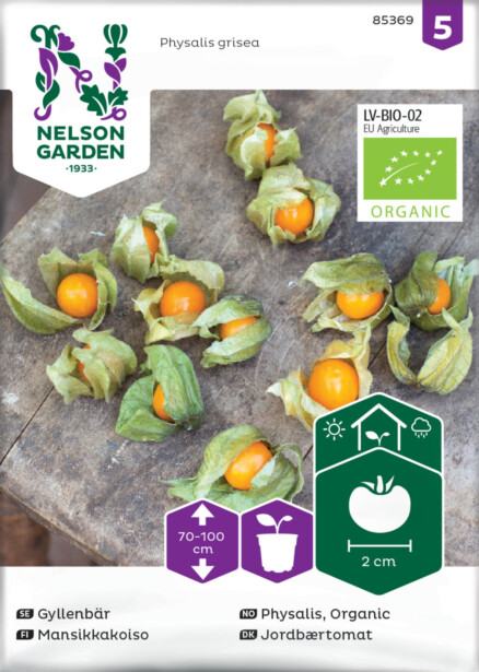 Mansikkakoiso siemen Nelson Garden Organic