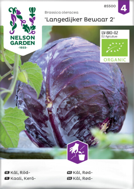 Kaali siemen Nelson Garden Langedijker Bewaar Organic