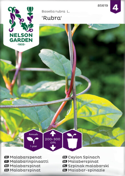 Malabarinpinaatti siemen Nelson Garden