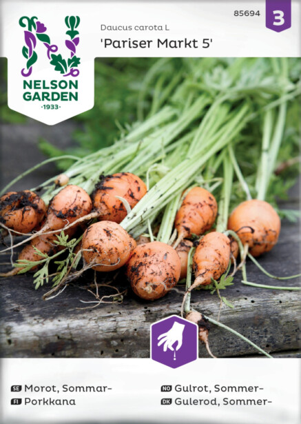 Kesäporkkana siemen Nelson Garden Pariser Markt