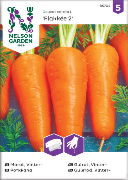 Porkkana siemen Nelson Garden Flakkée 2, kylvönauha