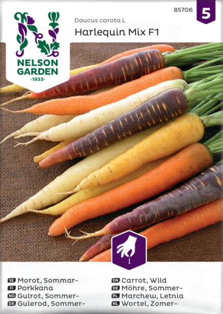 Porkkana siemen Nelson Garden Harlequin Mix F1