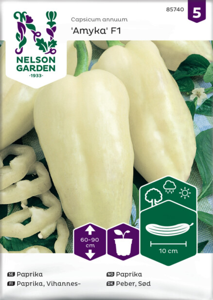Vihannespaprika siemen Nelson Garden Amyka F1