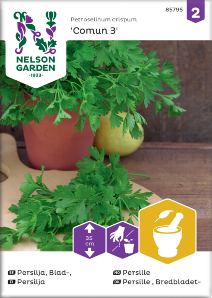 Persilja siemen Nelson Garden Comun 3, sileälehtinen