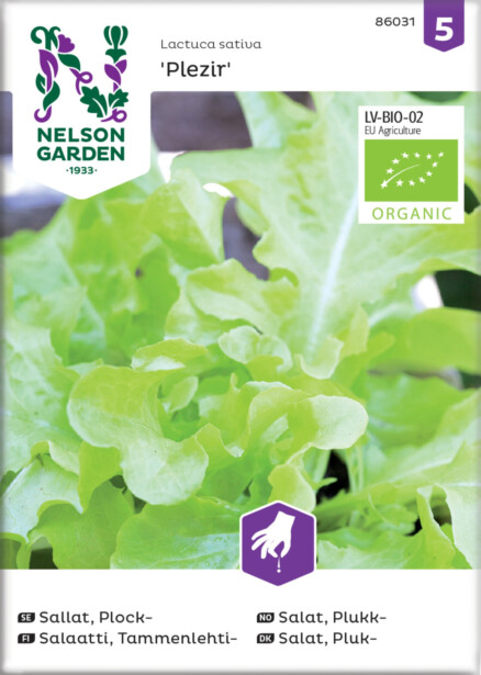 Tammenlehtisalaatti siemen Nelson Garden Plezir Organic
