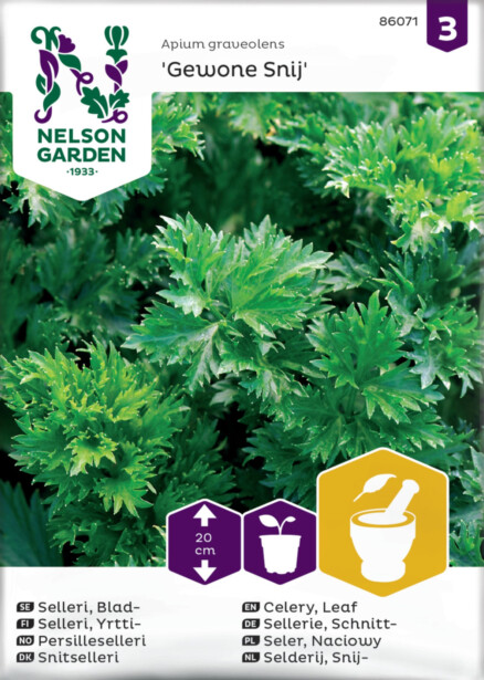 Selleri siemen Nelson Garden Yrtti Gewone Snij