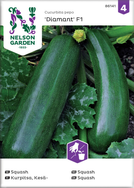 Kesäkurpitsa siemen Nelson Garden Zucchini/Diamant F1