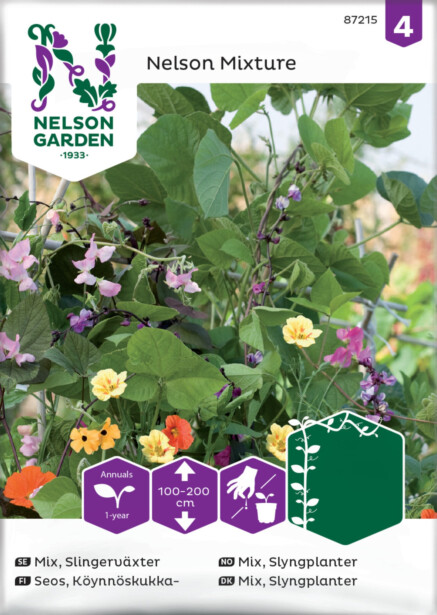 Köynnöskukkaseos siemen Nelson Garden