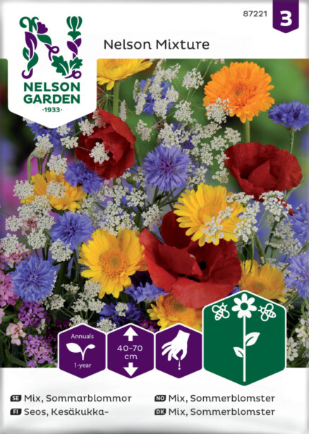 Kesäkukkaseos siemen Nelson Garden