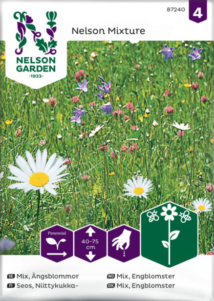 Niittykukkaseos siemen Nelson Garden