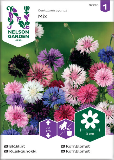 Ruiskaunokki siemen Nelson Garden, väriseos