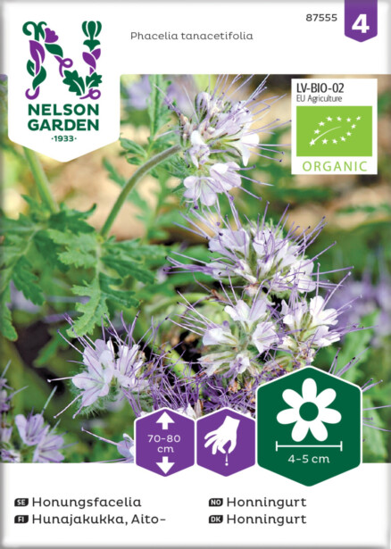 Aitohunajakukka siemen Nelson Garden Organic